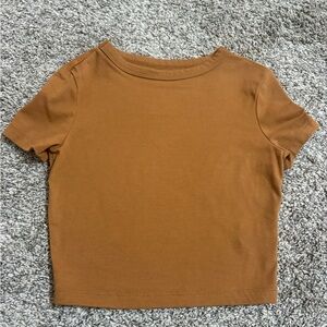 Wild Fable Brown Crop Top